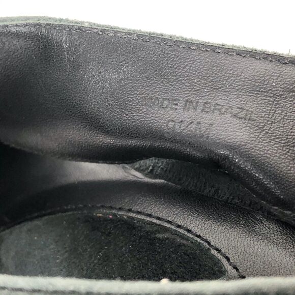 DVF Diane Von Furstenberg Zia Platform Sandals Gray Heels Suede Sz 9.5 Shoes - Picture 4 of 7